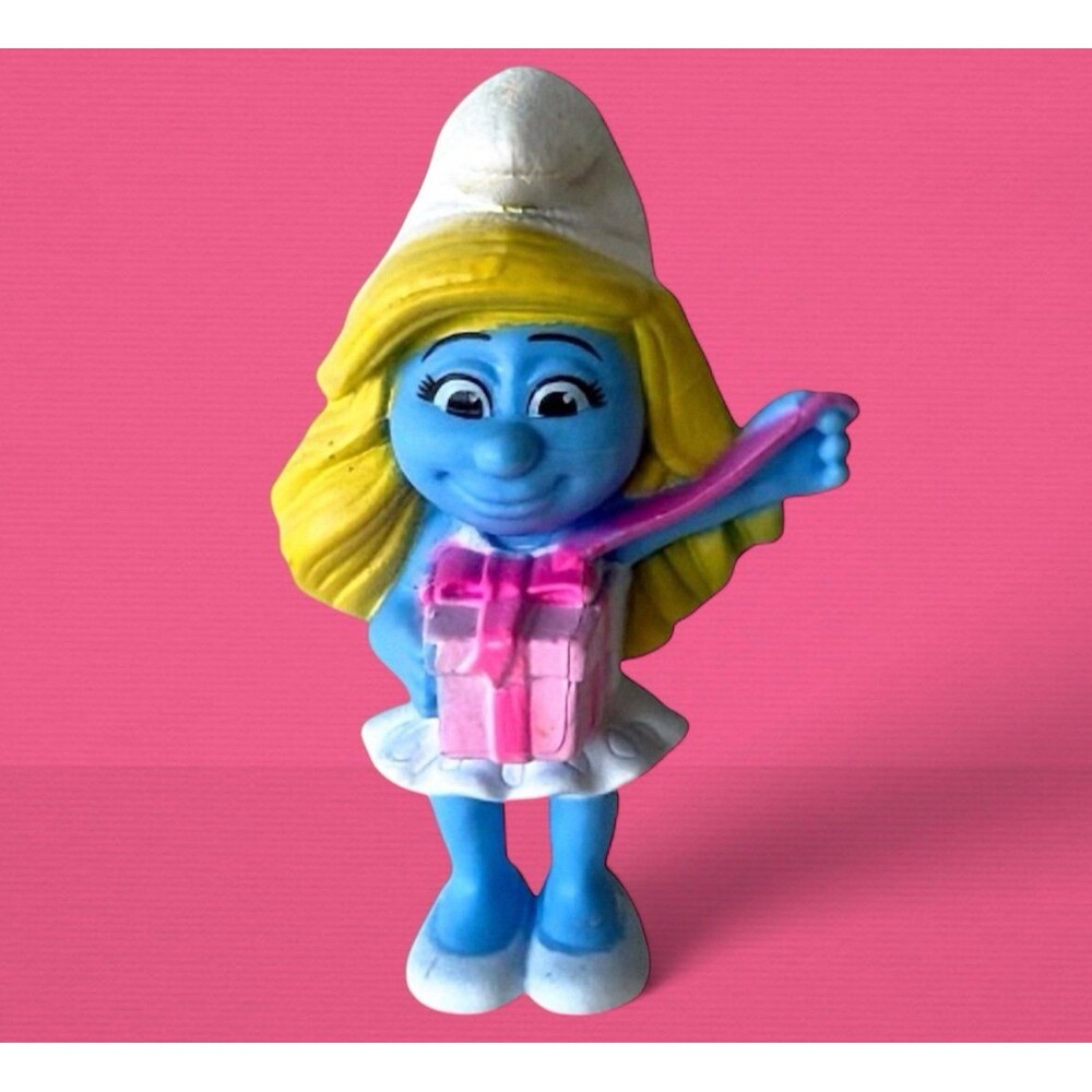 SMURFETTE BIRTHDAY Smurfs 2 Movie Figure Collectible McDonald’s Toy #13 NEW 2013